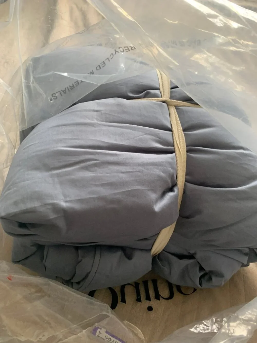 Quince Sateen Comforter Twin Mineral